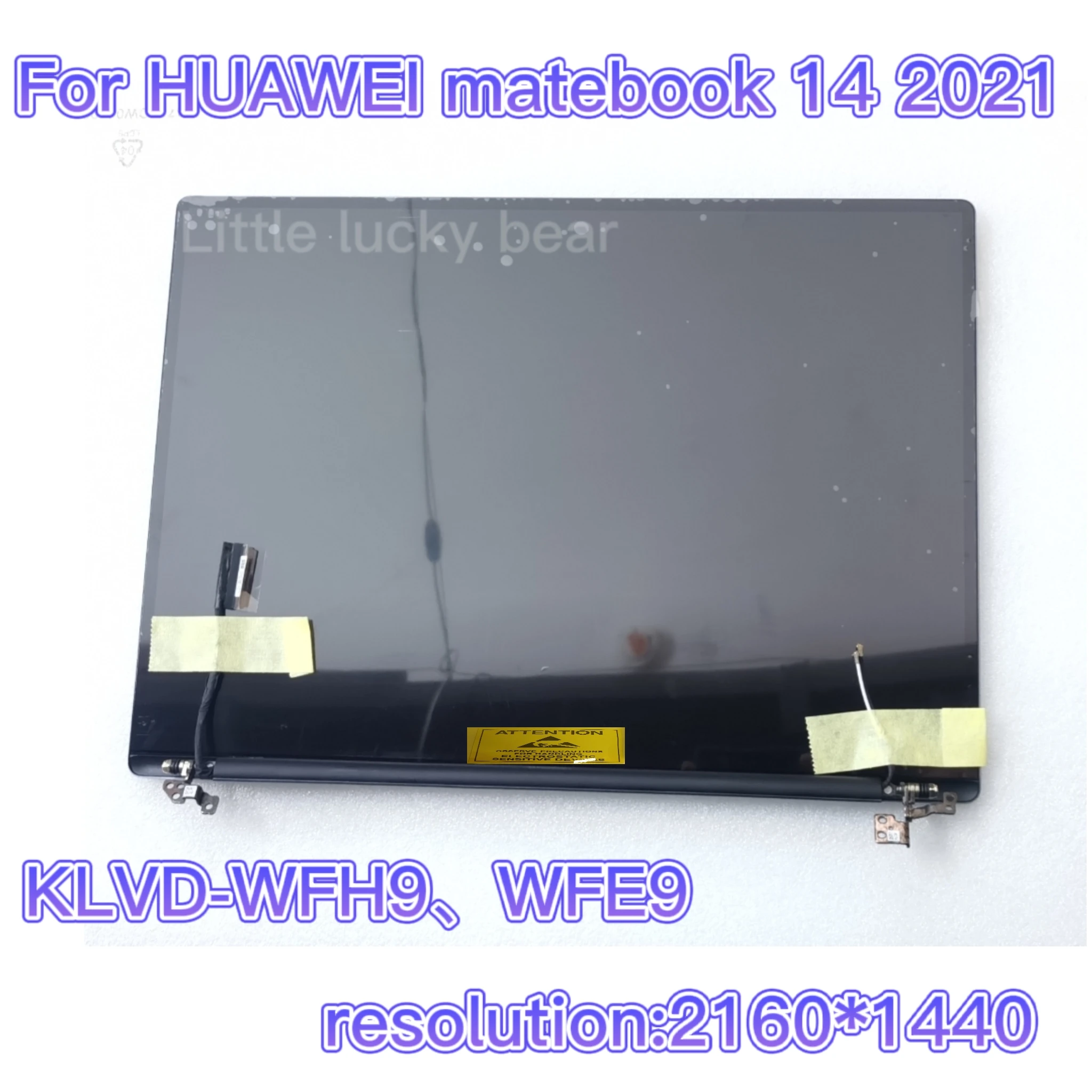 New for Huawei mateBook14 2021 display assembly upper half screen assembly KLVD-WFH9 WFE9 WDH9Q touch screen display replacement