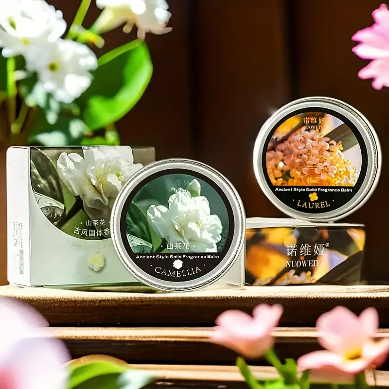 Balsem Beraroma Gaya Kuno, Dirancang untuk Pria dan Wanita, Tahan Lama, Wangi Menawan, Hadiah Hari Valentine yang Ideal