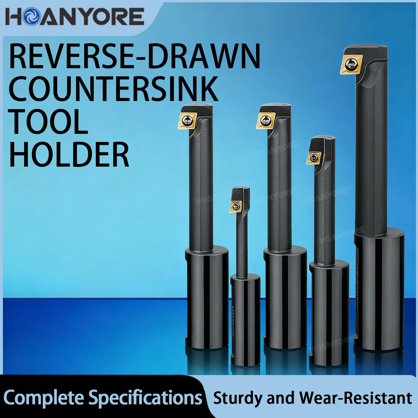 

Straight Shank Reverse-Drawn Countersink Tool, Reverse Spotfacing Face Milling Arbor, 180° Reverse-Drawn Eccentric Tool Holder