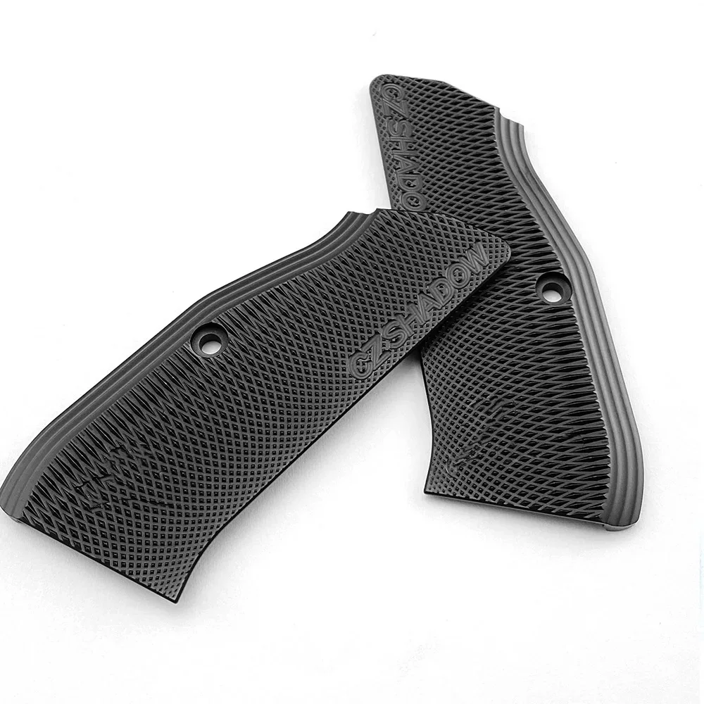 Un par de agarres resistentes A la corrosión personalizados de aleación de aluminio CNC para CZ 75, tamaño completo, serie SP-01 Shadow 2 75B BD, tornillos que incluyen