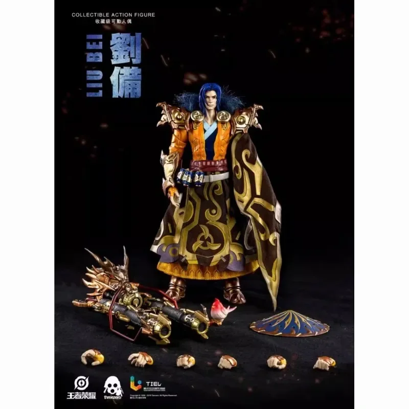 Goods in Stock Genuine 3A Threezero Liu Bei 1/12 Honor of Kings Game Character Model Animation Character Action Toy Gift