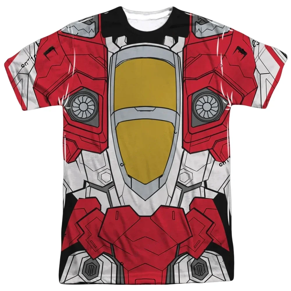 3D Sci-Fi Robot Print T-shirt,Team Edition Bundle,Unisex Graphic T-shirt,All-Over Print Tee,Streetwear Top,For Adult KID