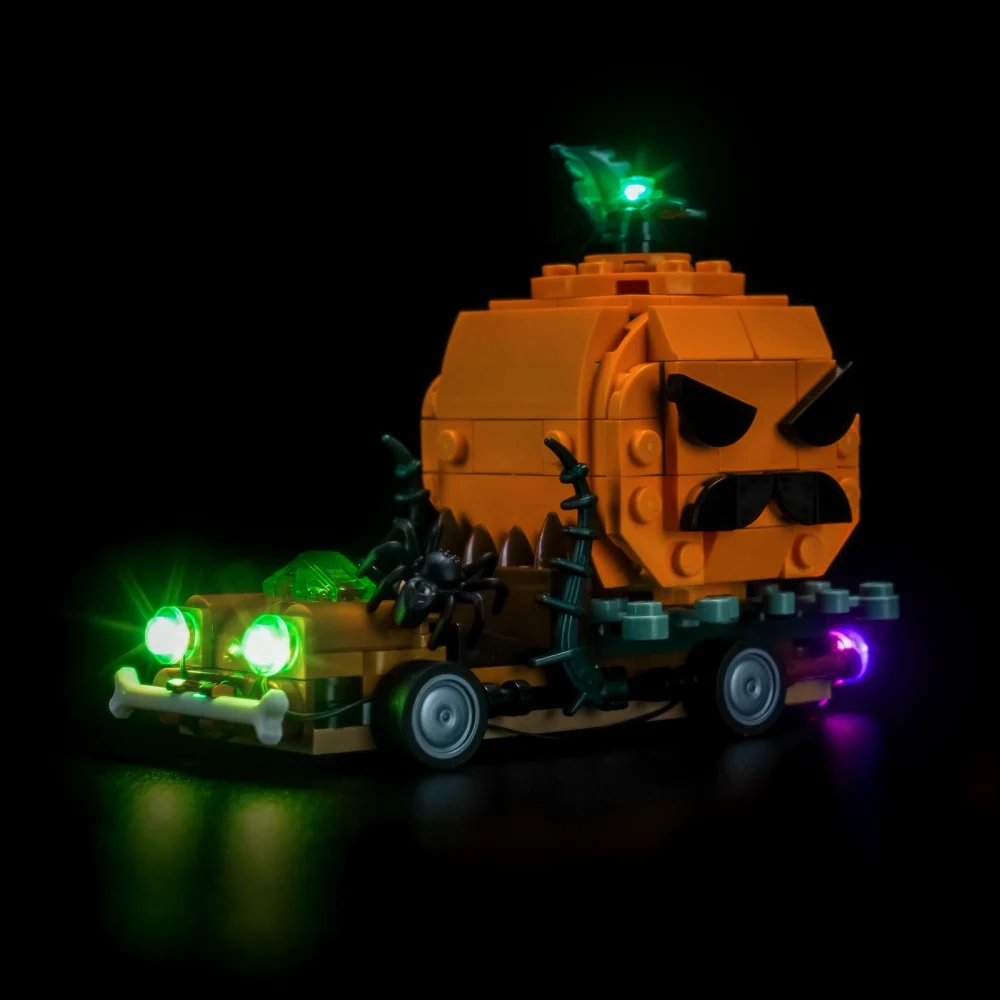 

Lighting Set For Lego Jack-O'-Lantern Pickup Truck 40822 Building Blocks Only Led Light Kit, Not Include Building Blocks
