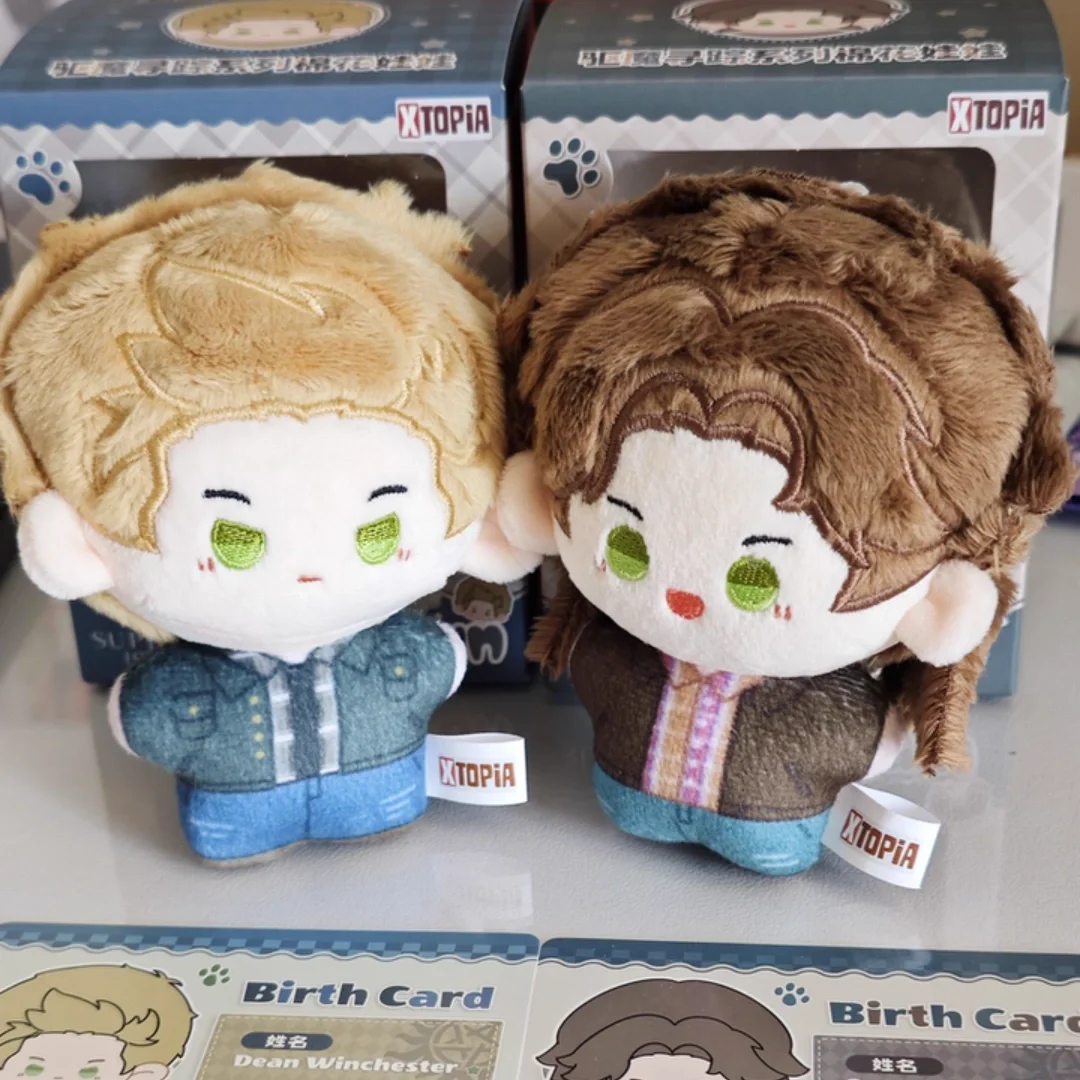 Supernatural Exorcism Hunting Series Cotton Doll Dean Winchester With Official Birth Card Plush For Collection And Fans view 4