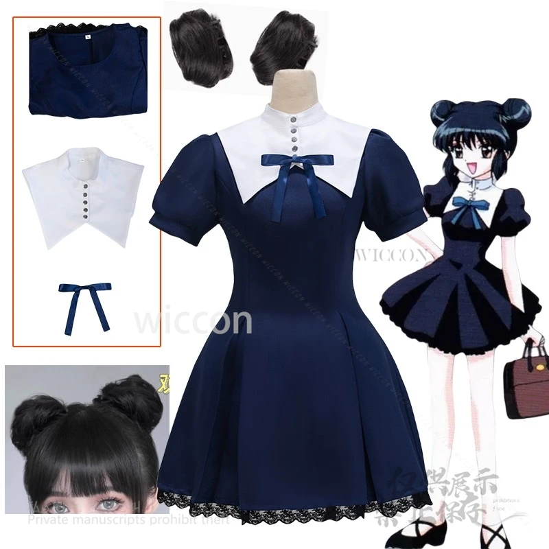 Anime Aizawa Minto Costumi Cosplay estivi Tokyo Mew Mew Gioco di ruolo Uniforme Abbigliamento Carnevale di Halloween Parrucche da donna Set completo S-3XL