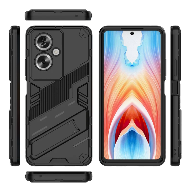 For Oppo A79 5G Case Shockproof Armor Silicone Bumper Phone Case for Orro Appo A 79 79A OppoA79 5G CPH2553 Magnetic Stand Cover