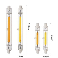 High Power LED R7s COB Glass Tube 78mm 118mm J78 J118 COB Light Bulb AC110V 120V 130V 220V 230V 240V Home Replace Halogen Lamp