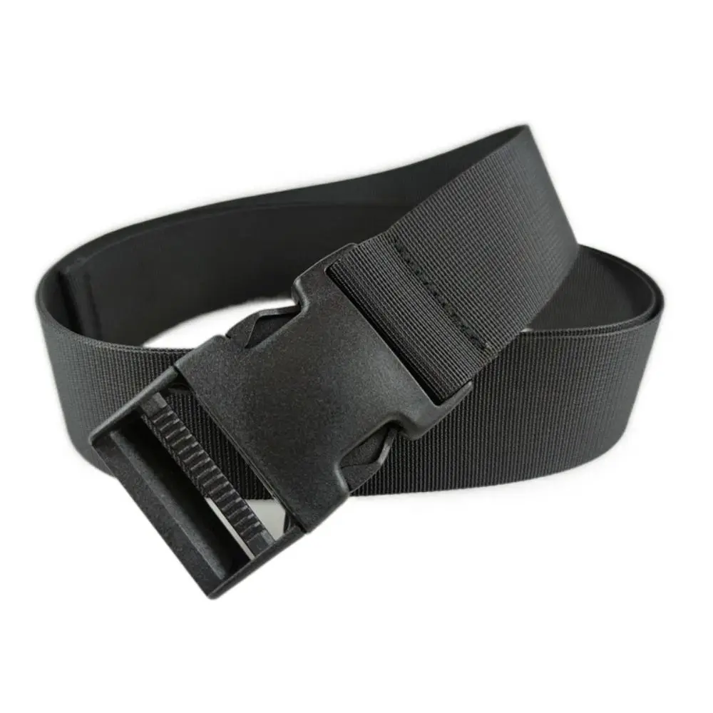 Fashion Quick Release Nylon Braided Belt Luxury Brand Design Casual Plastic Buckle Waistband Leisure Adjustable Canvas Strap
