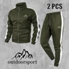 Men's Trendy Mountain Print Color Blocked Gym Suit - Free Shipping 3 Men's Trendy Mountain Print Color Blocked Gym Suit - Free Shipping 3