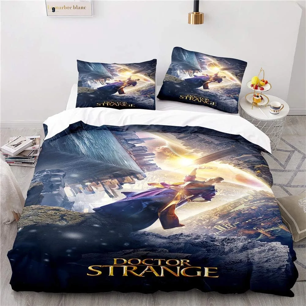 

Doctor Strange Bedding Set Duvet Cover Set Lightweight Soft Duvet Cover Decorative Bedding For Teenagers Boys Girl Gift Large