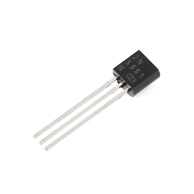 10PCS 2N5551 5551 Direct insertion TO-92 EBC transistor NPN transistor 0.6A/160V 2N5551 5551