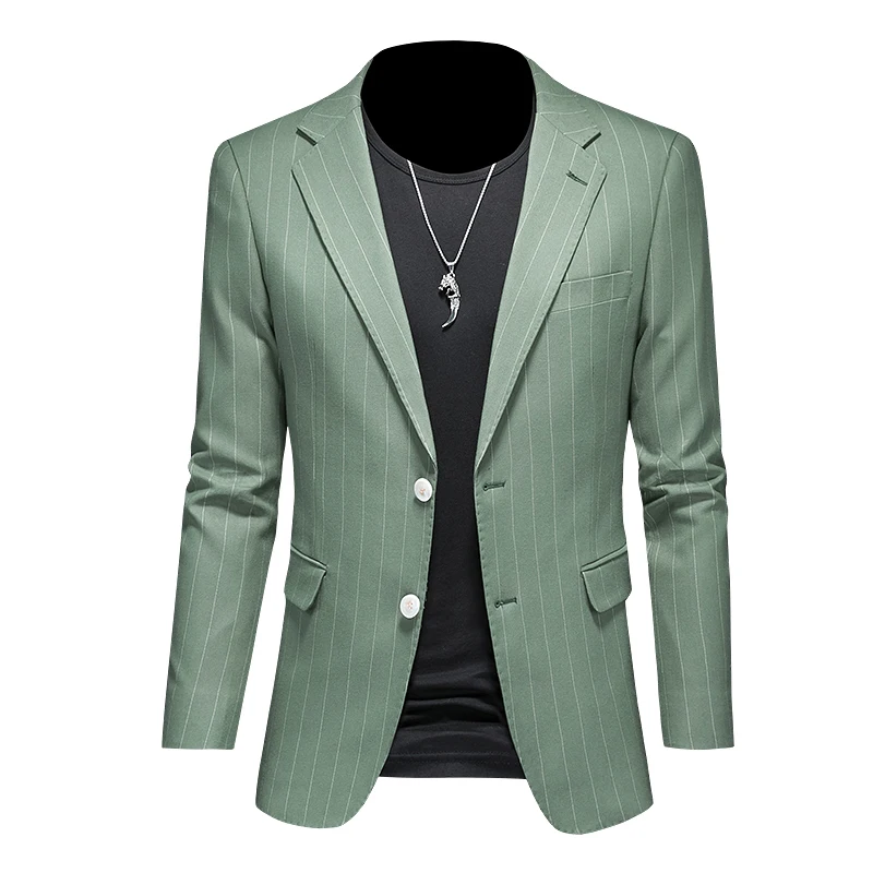 

Men's Slim Fit Casual Suit 2024 British Style Fashion Handsome Business Leisure Single Breasted Coat High-Quality