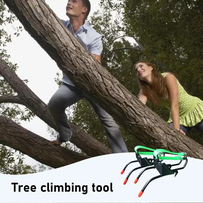 Tree Climbing Spikes Climbing Multi-Function Tools Cat Claw Spurs Shoes Hunting Shoes Tree Steel Climbing Simple Picking Tools