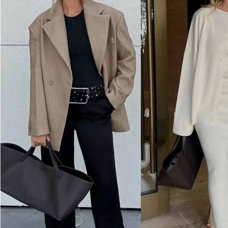 2026 new minimalist high-end simple large-capacity tote handbag