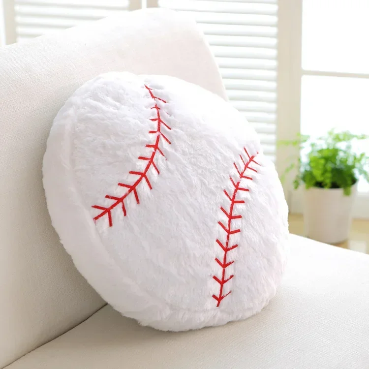 [Funny] 55cm Sport ball Basketball Football Rugby Baseball plush stuffed toy doll model Soft cotton Hold pillow kids baby gift