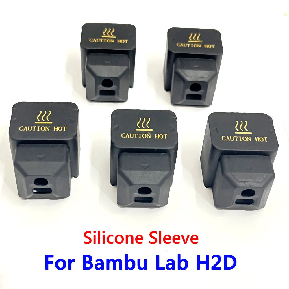 

For Bambu Lab H2D Silicone Sleeve 3D Printer Accessories Hotend Protector Cover Case Bambulab H2D Silicone Socks