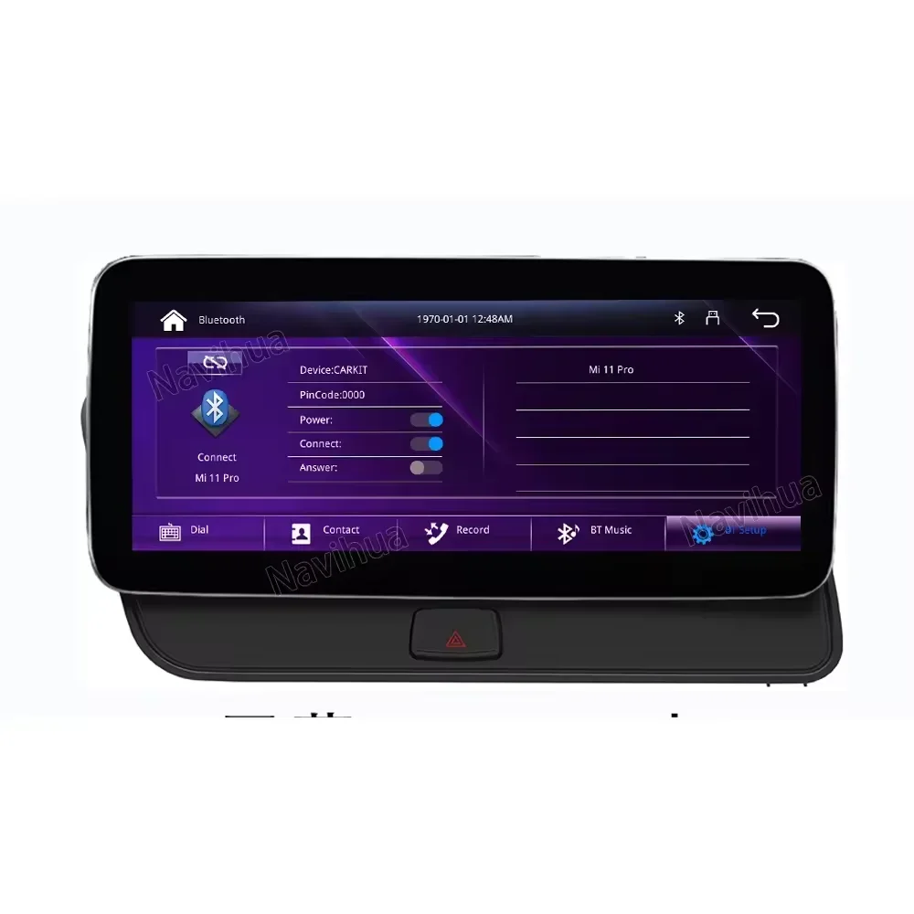 

NaviHua 10.25 Inch Linux For Audi Q5 System Auto Electronics Car multimedia Player DSP Car Video Android Auto Audio Carplay