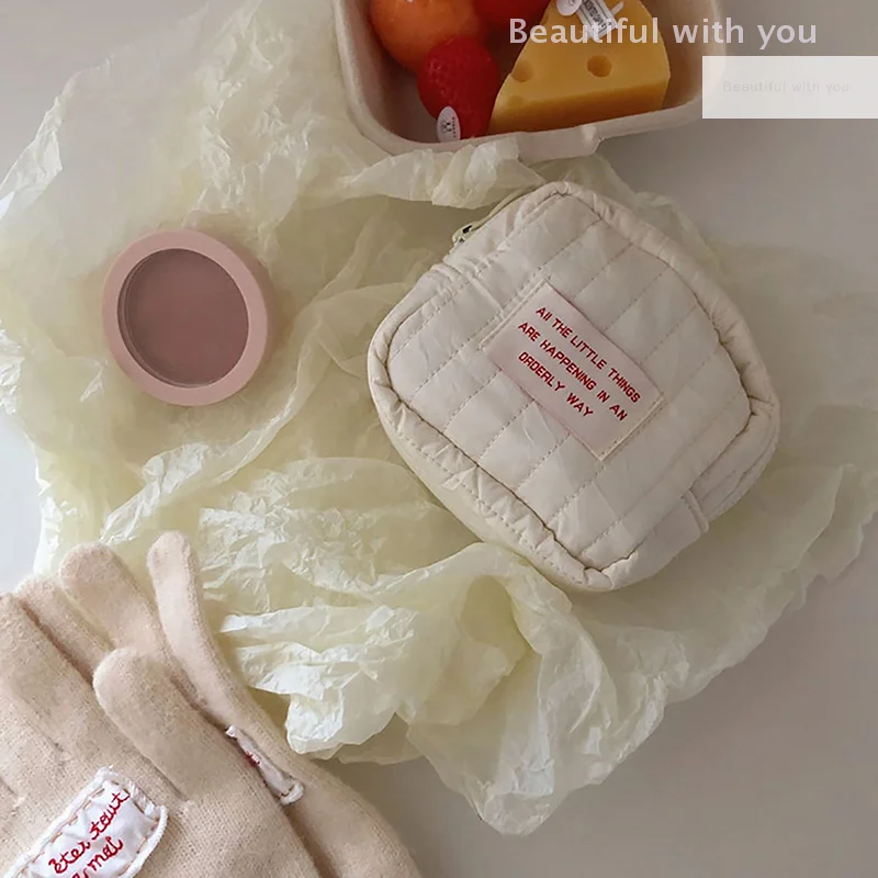 Petit écouteur rouges à lèvres rangement organisateur pochette Mini fermeture éclair femmes maquillage cosmétique sac porte-monnaie portefeuille enseignant cadeaux