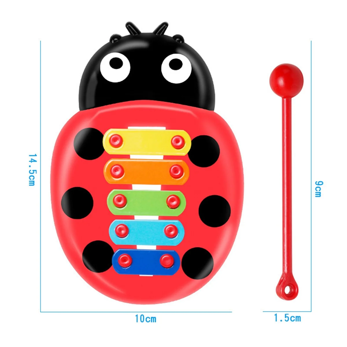 

FRLI-yPuzzle Insect Ladybug Hand Percussion Instrument Early Education Music Music Instrument Children'S Percussion
