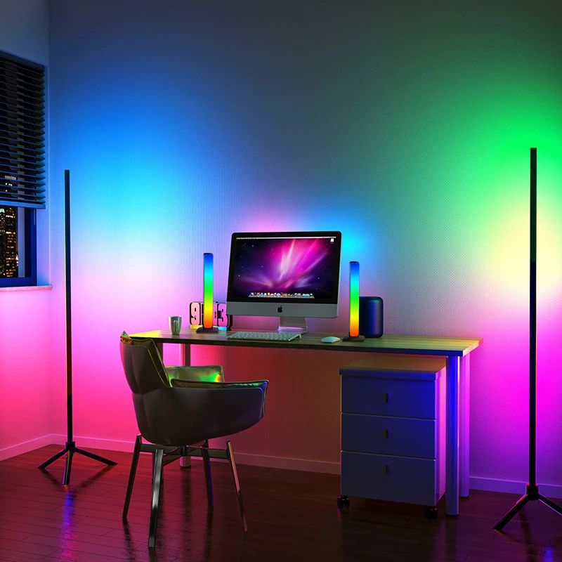 Ins Popular Música Atmosfera Light Bar, LED Magic Color, Mudando Ritmo, Ativado Melody Lamp, Dynamic Smart App Control