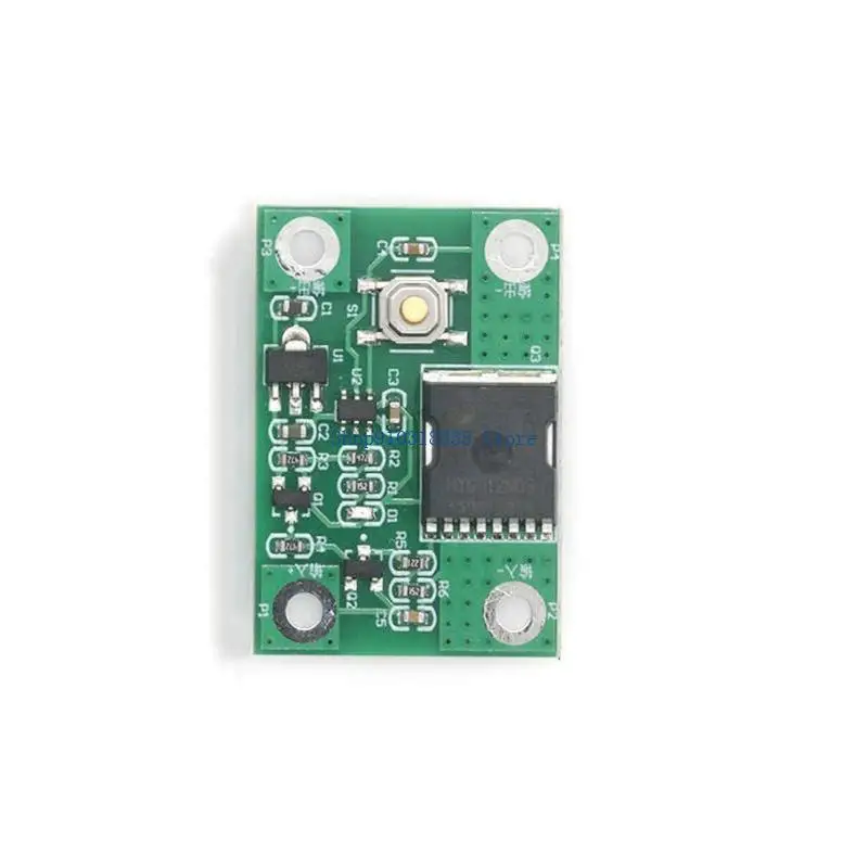 High-Current Control Board 70A 5-24V Single-Button Latching Module for Equipment Wiring Layout and Panel Mounting