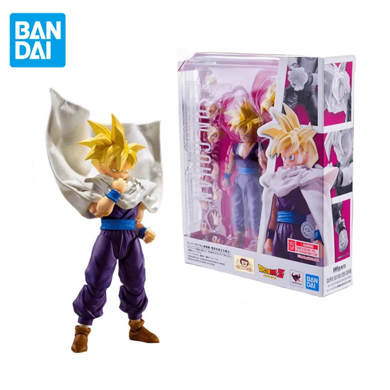 

BANDAI Original S.H.Figuarts Dragon Ball Z Anime Figure Son Gohan Super Saiyan One Action Figure Toys for Kids Birthday Gifts