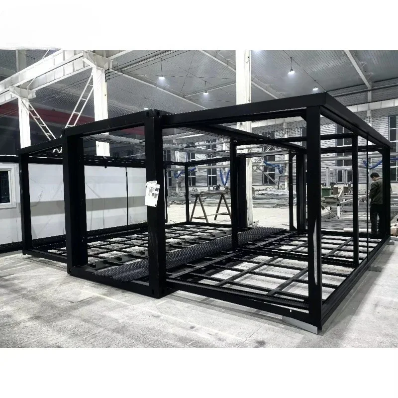 النمط الأوروبي Casas Prefabricadas De Lujo حاوية قابلة للتوسيع منزل المحمولة الصلب المطبخ لمركز الشقة