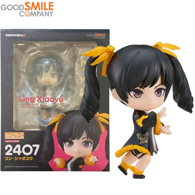 

In Stock Good Smile Company Genuine Nendoroid TEKKEN Ling Xiaoyu Anime Character for Christmas Gift Collection Action Toys Model