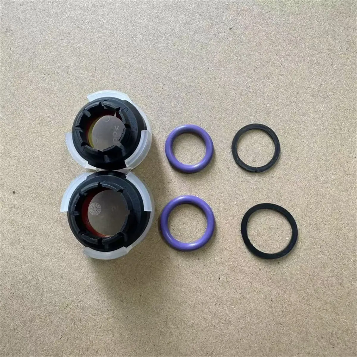 #62U Air Conditioning Condenser Repair Kit 8K0298260A 8K0298260B for Audi,8K0298260A,(Plastic)