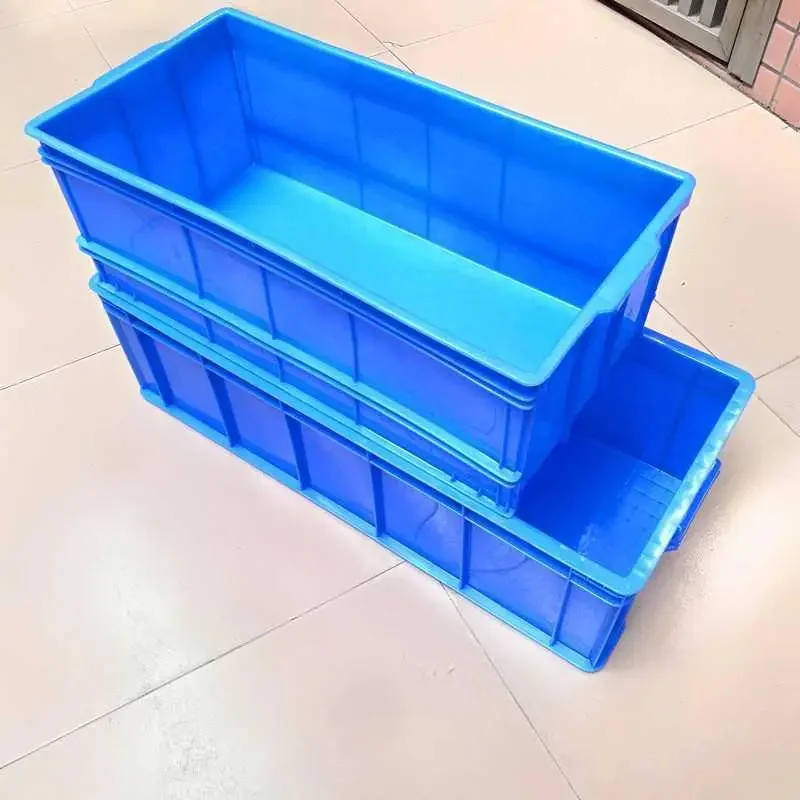 Thickened and Lengthened Plastic Recycling Box, Storage Box, 300 Narrow Box, Transport Box, Toolbox, Rectangular, 24th