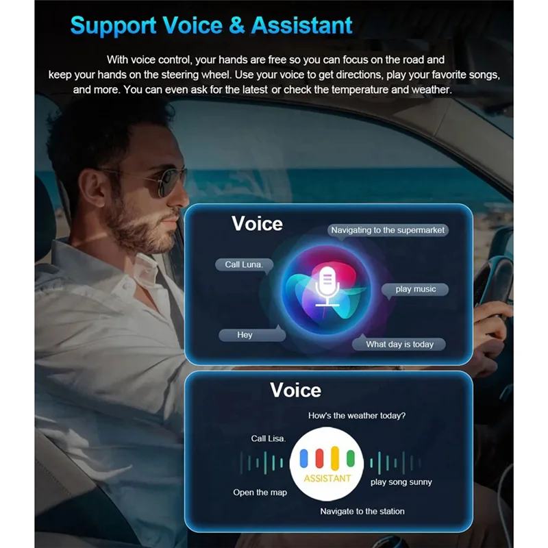 

A96E-Wireless Carplay Adapter Wireless Android Auto Dongle Car Play Ai Box For Iphone Android Phone Plug And Play