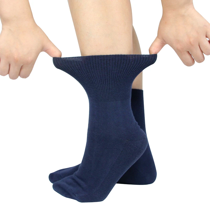 10 Pairs/Lot Diabetic Socks Men and Women Non-Binding Loose Top Socks Cotton Material Non-slip and Breathable