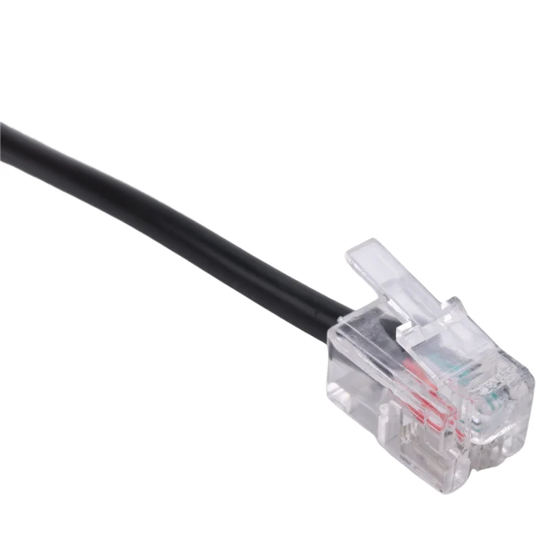 كابل ABGN 4P4C RJ9، سماعة رأس للهاتف الذكي 3.5 ملم إلى كابل محول RJ9، محول كابل محول لهواتف IP والهاتف وبلنتر