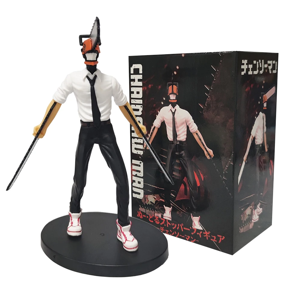 ฟิกเกอร์อนิเมะ Chainsaw Man ขนาด 14/17 ซม. พาวเวอร์/เด็นจิ ฟิกเกอร์แอคชั่น PVC ฟิกเกอร์ Chainsaw Man ที่กั้นก๋วยเตี๋ยว ของสะสมสำหรับผู้ใหญ่ โมเดลของเล่น