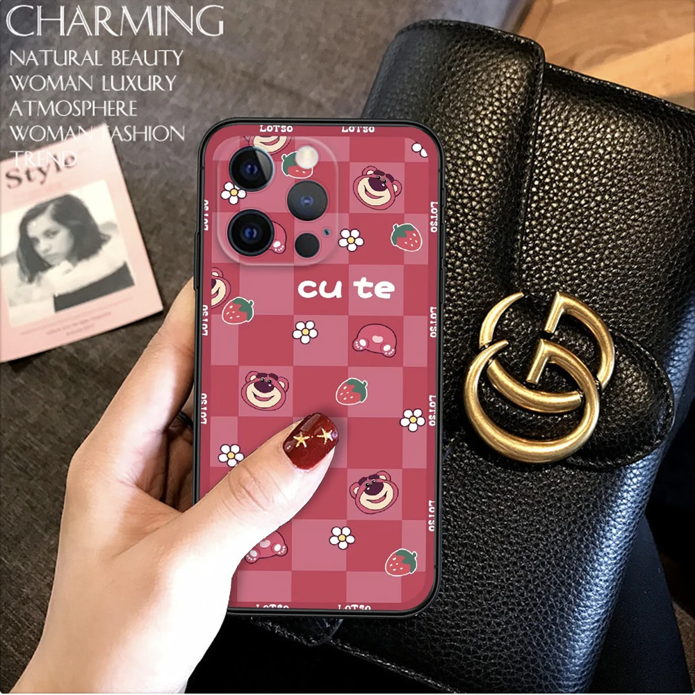 Funda blanda de dibujos animados para Xiaomi Redmi 7A, 8, 8A, 9, 9A, 9C, NFC, 10A, 9T, 10X, Note 8T, 10 Pro Max, 11, 11S, Z81, Lotso