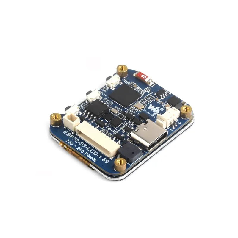 Placa de desenvolvimento de tela ESP32-S3 de 1,69 polegadas, processador dual-core de 240 MHz, 240 × 280 pixels, suporta WiFi/Bluetooth