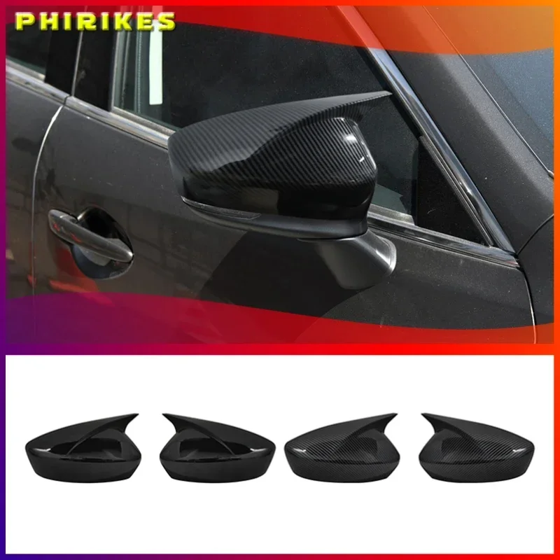 

For Mazda 6 Atenza 2017-2021 High quality Carbon fiber rearview mirror cover Car Accessories Car exterior parts