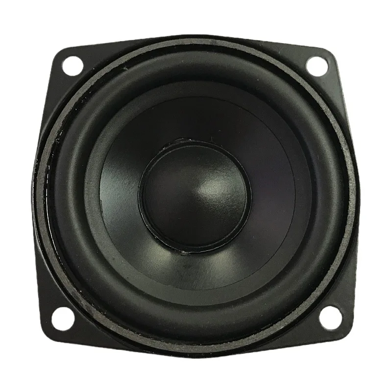 2.5 Inch 4Ω/8Ω Neodymium Magnet rubber edge Midrange Speaker 66mm square RMS 10W Waterproof Full Range Speakers(1pcs speaker)