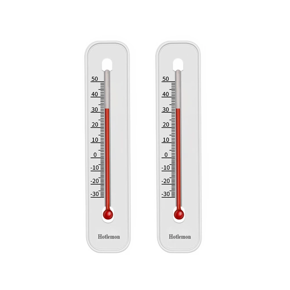 Hotlemon Thermometers not for medical purposes,Thermometer Indoor with Humidity Wall Vertical Thermometer/Hygrometer Temperature