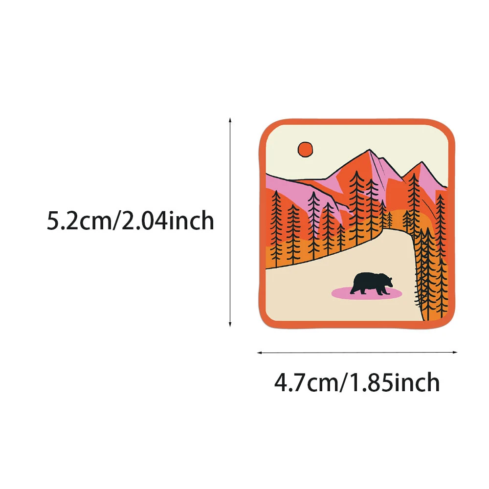 10/30/50pcs Cartoon Outdoor Camping Stickers Travel Decals DIY Phone Case Guitar Laptop Diary Funny Graffiti Sticker Decoration