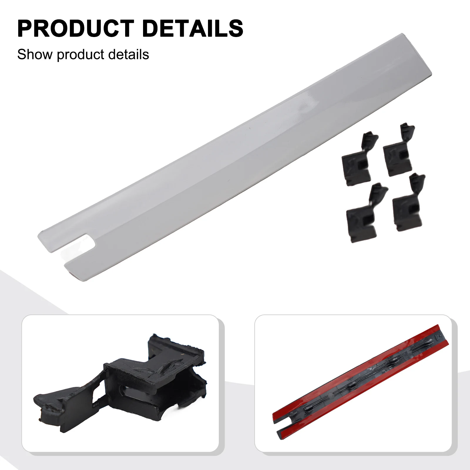 

5 Piece Left Convertible Roof Molding and Clips Set for BMW 3 Series E93 335i and 4 Series F33 F83 420i Replacement