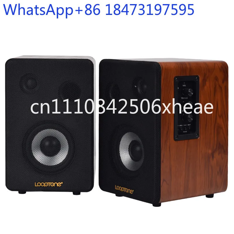 Active speaker U disk Bluetooth speaker dual input phonograph vinyl record player special stereo, built-in singing and playback
