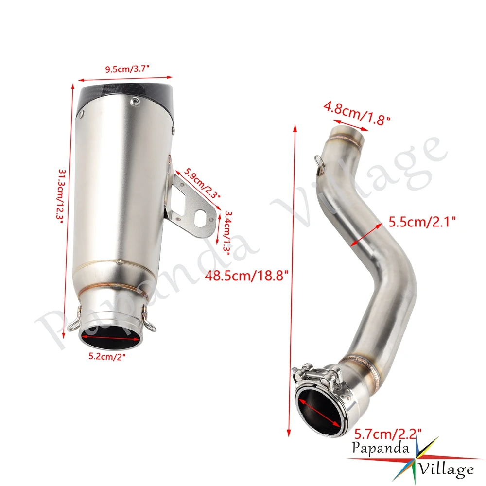 Motorcycle Exhaust Full System Muffler For Harley Pan America 1250 Special RA1250S CVO RA1250 Motorbike Complate Mufflers 21-24