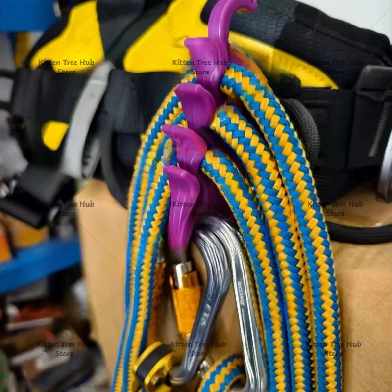Special for Garden Arboriculture and Tree Climbing Lanyard Management Clip, Safety Short Rope Storage Frame,