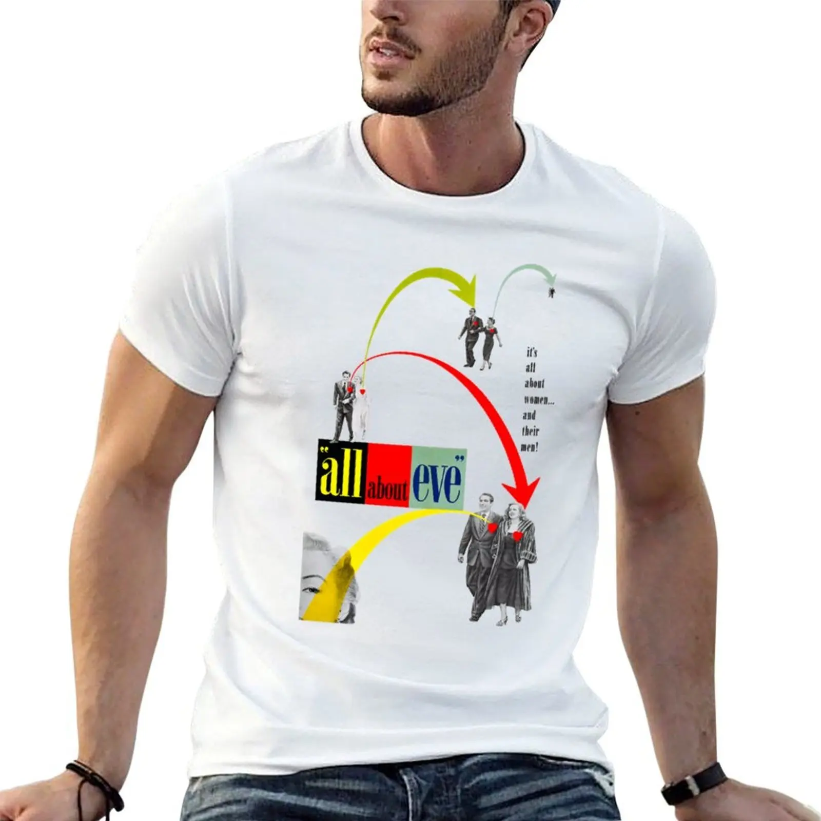 All About Eve T-Shirt oversize t-shirts man blue archive mens shirts graphic tee