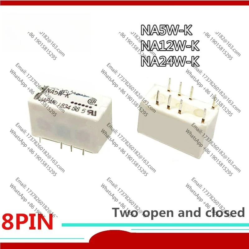 

10PCS/LOT 100%Original New Relay NA5W-K 5VDC NA12W-K 12VDC NA24W-K 24VDC NA24W K NA12W DIP8 2A