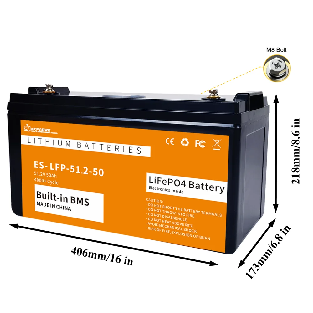 iFePo4 Battery 24V 100Ah Lithium Lron Phosphate 4000+ Cycles Battery Pack for RV Solar Camping Tax Free Fast Charging