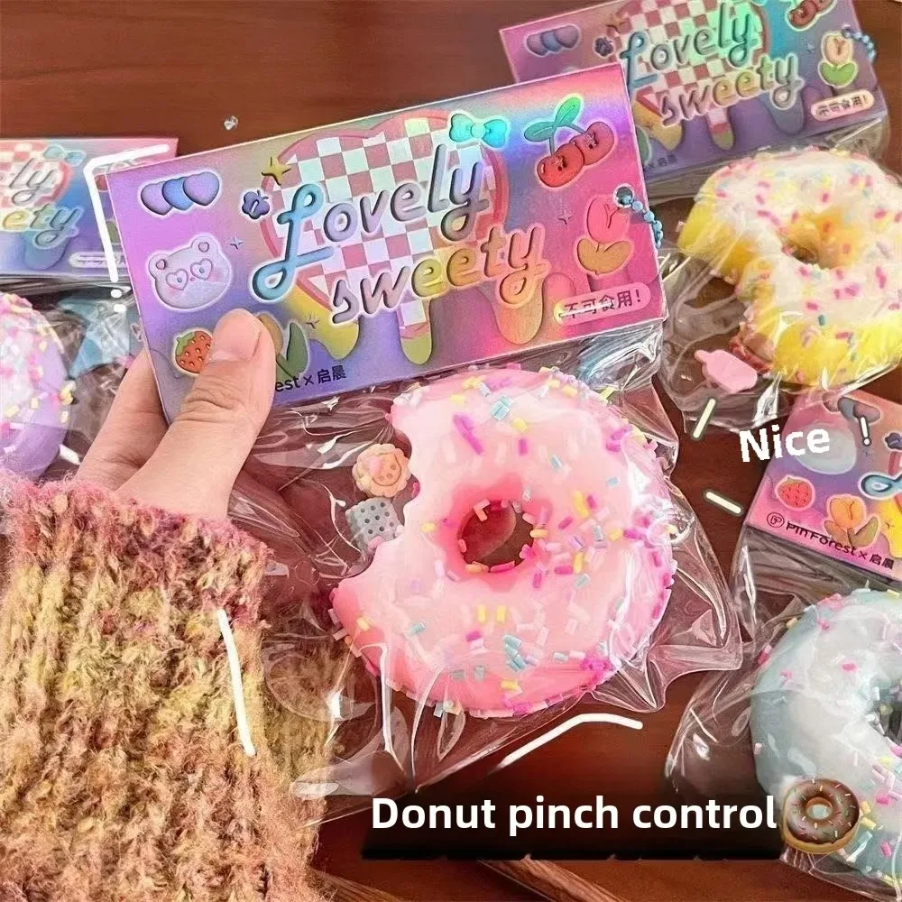 Taba Squishy Squeeze Speelgoed Fidget Squishy Voedsel Speelgoed Verminderde Druk Kawaii Donuts Wafel Cake Pinch Stress Verlichten Speelgoed