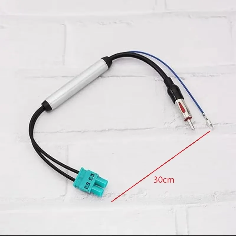 Auto Spezielle Radio Antenne AM/FM Audio Radio Signal Verstärker Dual Fakra RF Radio Antenne Antenne Adapter für Volkswagen