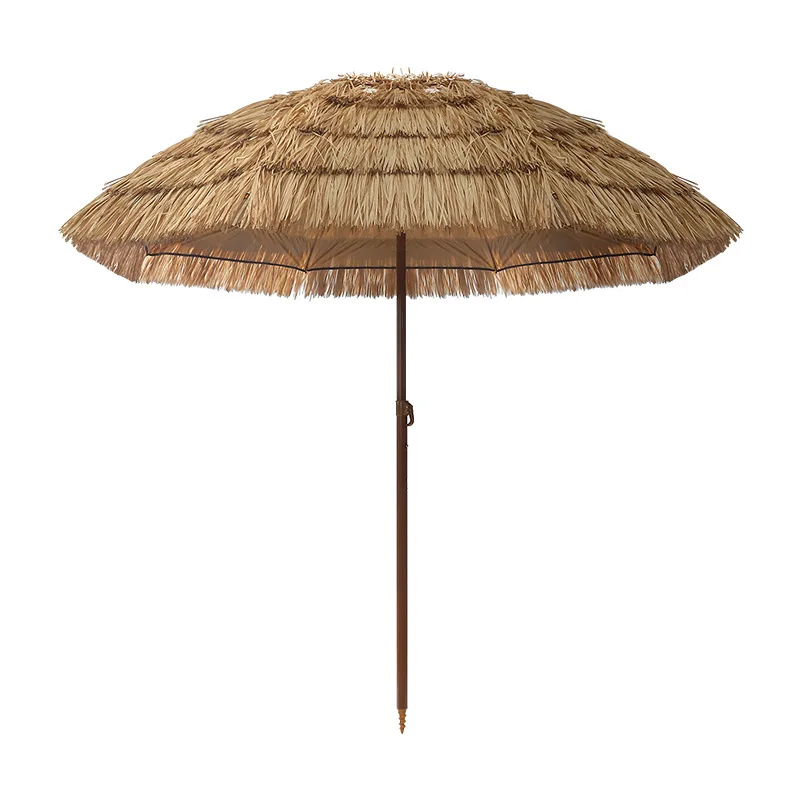 parasol-simulation-straw-umbrella-sun-umbrella-folding-beach-courtyard-sunscreen-umbrella-villa-scenic-spot
